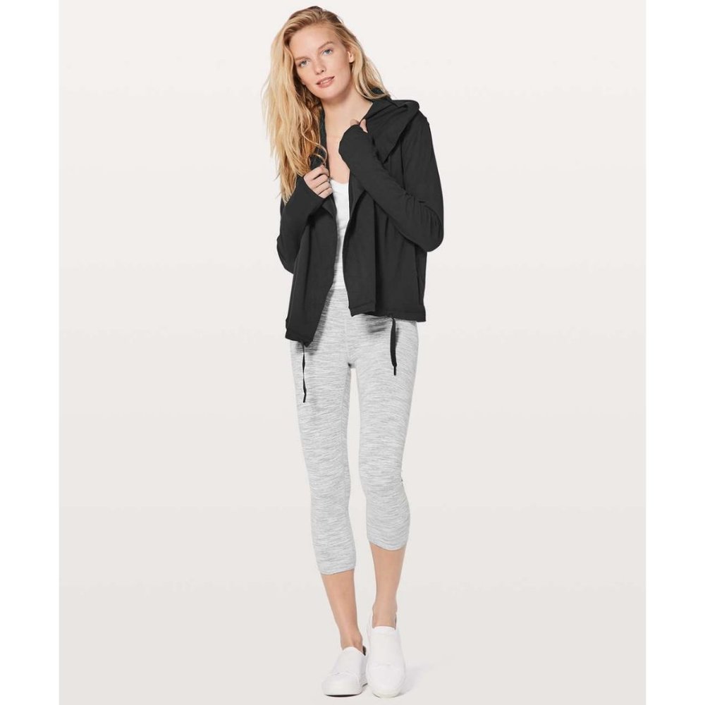 Lululemon Ready To Rulu Wrap Cardigan Jacket Lightweight Coat Duster Light Drape - Picture 4 of 9